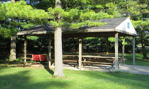 Pavilion area for picnics, reunions, get togethers